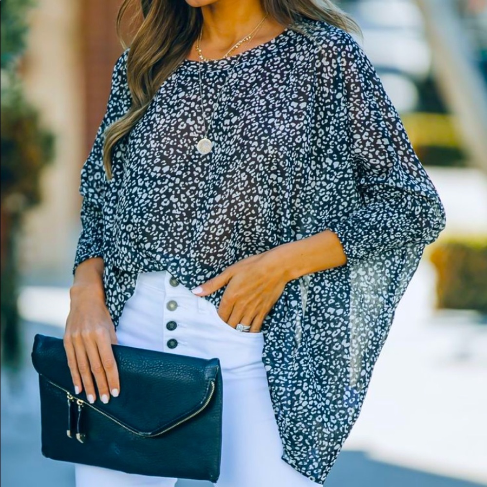 NWT Leopard Tunic - Vici Collection